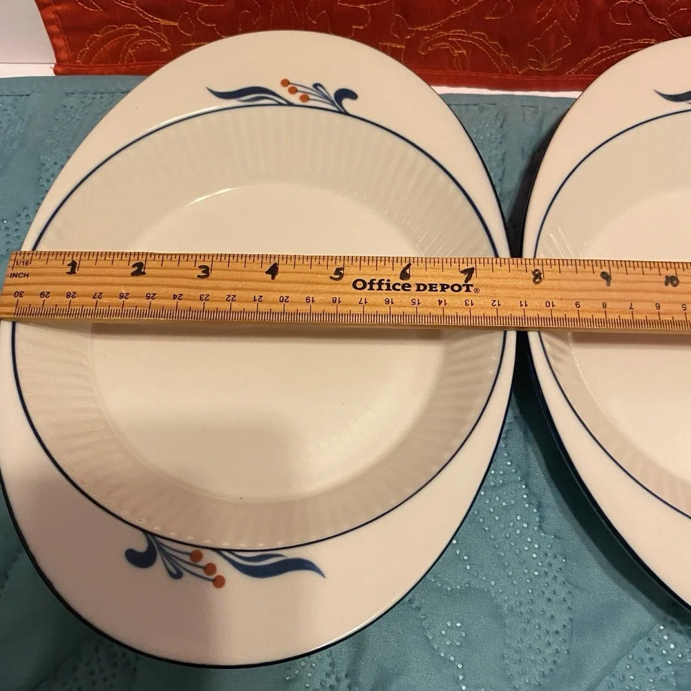 2 Vintage Dansk Bistro Maribo Oval Au Gratin Casserole Baking Dish Berries Japan